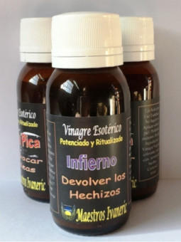 Vinagre Artesanal Infierno, Devolver los Hechizos 60ml