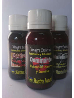Vinagre Artesanal Dominante, Dominar Personas, Situaciones 60ml