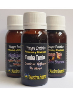 Vinagre Artesanal Tumba Tumba, Destruir Magias 60ml