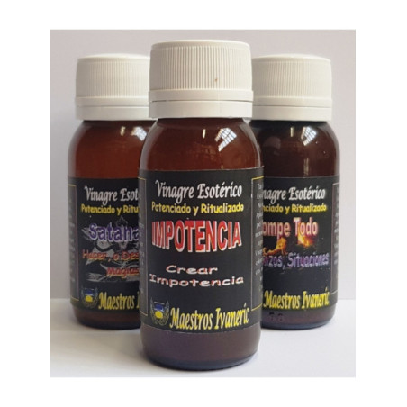Vinagre Artesanal Impotencia, crear Impotencia 60ml