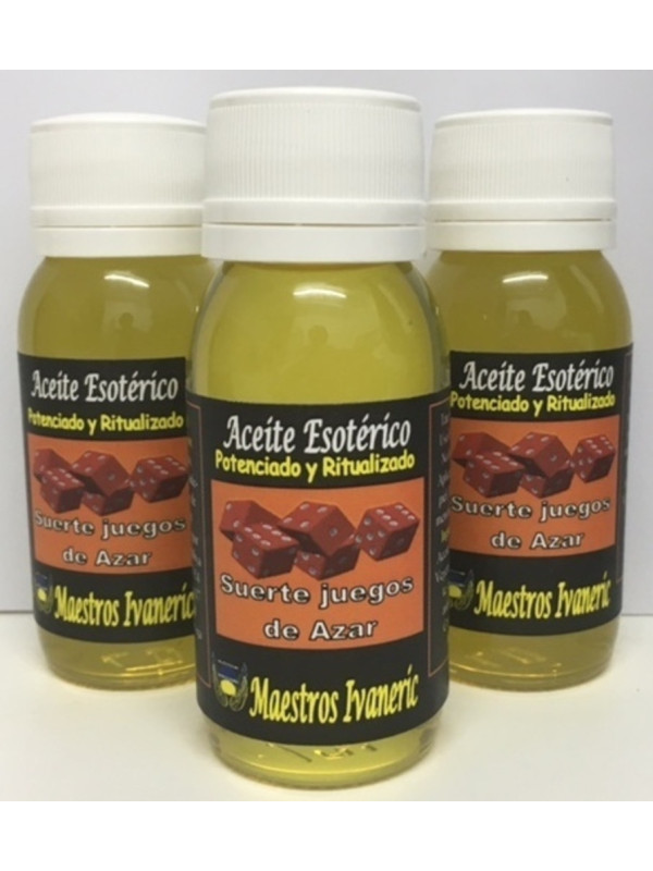 Aceite de Propósito Natural Suerte Juegos de Azar 60ml