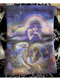 Bolsa Guarda Tarot Piscis. 18cm X 14cm