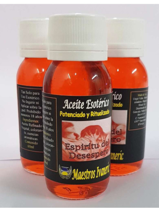 Aceite de Propósito Natural Desespero 60ml
