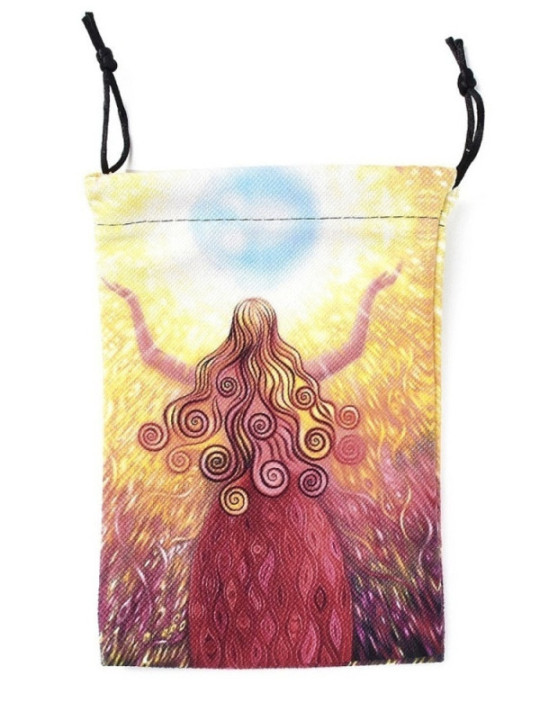Bolsa Guarda Tarot Diosa. 18cm X 14cm