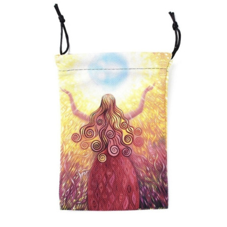 Bolsa Guarda Tarot Diosa. 18cm X 14cm