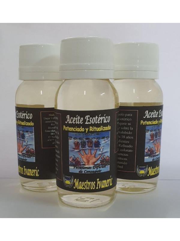 Aceite de Propósito natural Mano Poderosa 60ml