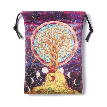 Bolsa Guarda Tarot Raíces. 18cm X 14cm