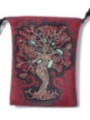 Bolsa Guarda Tarot Árbol de la Vida  18cm X 14cm