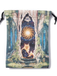Bolsa Guarda Tarot Zorro. 18cm X 14cm