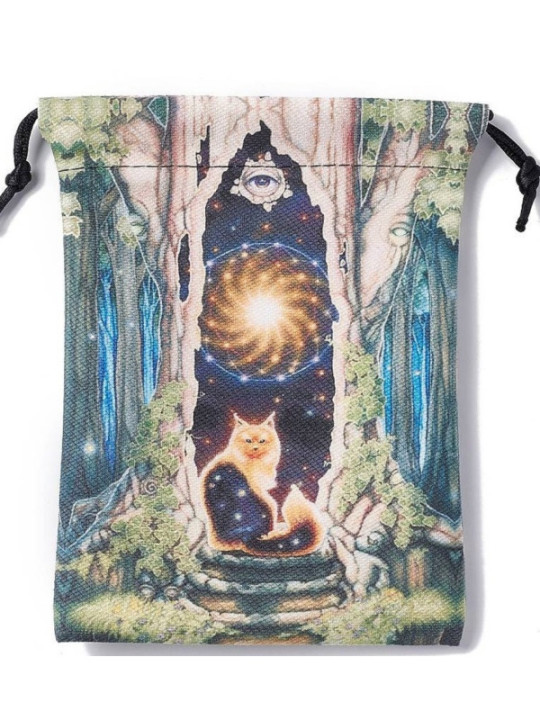 Bolsa Guarda Tarot Zorro. 18cm X 14cm