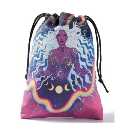 Bolsa Guarda Tarot Madre Luna. 18cm X 14cm
