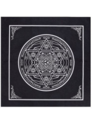 Tapete Tarot de Fieltro Pentagrama. 49 x 49 cm