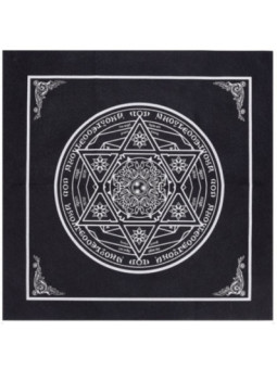 Tapete Tarot de Fieltro Pentagrama. 49 x 49 cm