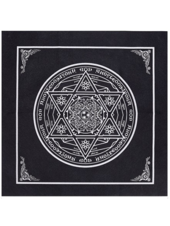 Tapete Tarot de Fieltro Pentagrama. 49 x 49 cm