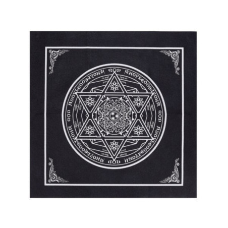Tapete Tarot de Fieltro Pentagrama. 49 x 49 cm