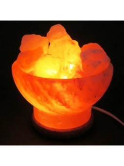 Lampara De Sal Usb Cuenco, de 600 a 900 gramos