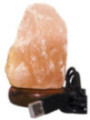 Lampara Natural de Sal del Himalaya Usb, 14 cm, 600 a 900 gr