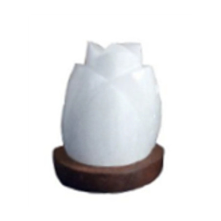 Lámpara de Selenita USB, forma de Rosa de 15-20cm. 500-800Gr