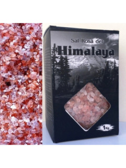 Sal del Himalaya 1.3mm. Paquete de 1 Kilo. Con caja