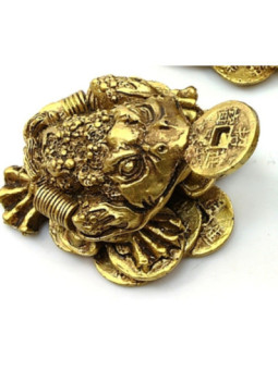 Sapo 3 patas de la Fortuna con Moneda