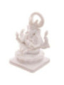 Figura Ganesh  Blanco 13.5cm altura x 8,5cm ancho