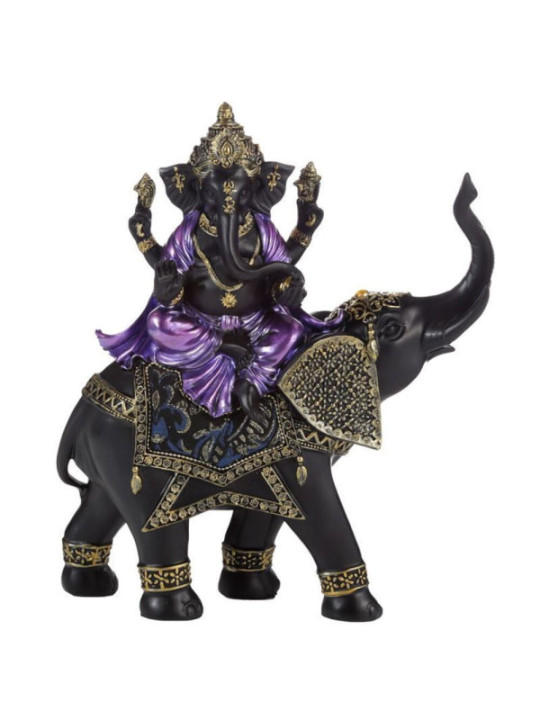 Figura Ganesh en Elefante. 29,5cm alto x 24cm de ancho