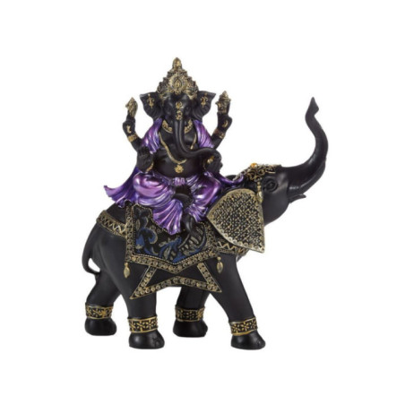 Figura Ganesh en Elefante. 29,5cm alto x 24cm de ancho