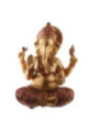 Figura Ganesh,  Roja y Dorada 19cm
