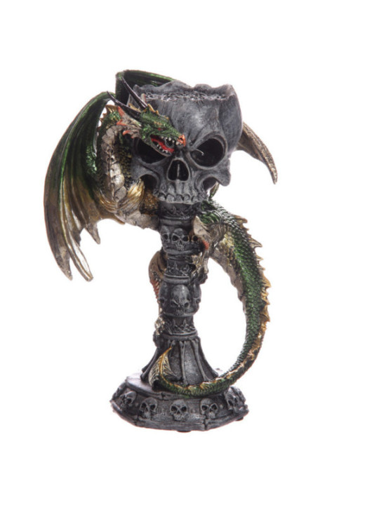 Cáliz Portavela Dragón Verde, Leyenda Oscura
