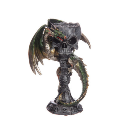 Cáliz Portavela Dragón Verde, Leyenda Oscura