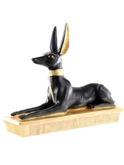 Figura de  Anubis Tumbado de 10 cm de Largo