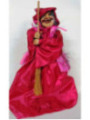 Bruja Roja Andadora con Luz y Sonido 30cm