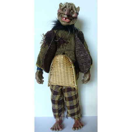 Figura Troll de Trapo y Resina 45cm