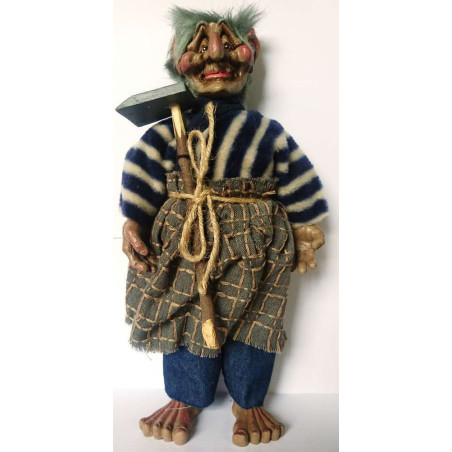 Troll de Trapo y Resina 35cm