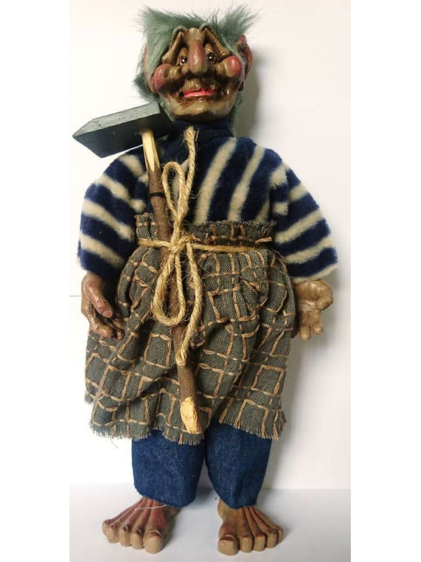 Troll de Trapo y Resina 35cm