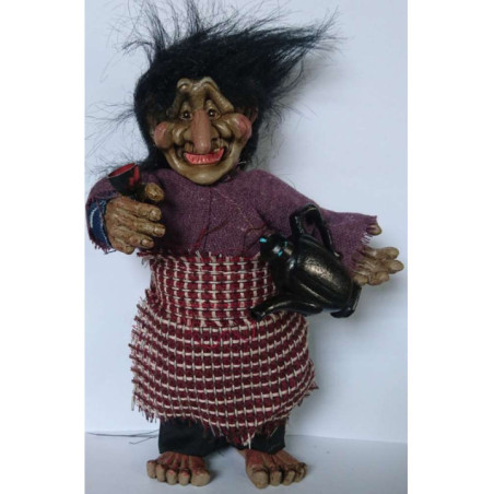Troll de Trapo y Resina 25cm