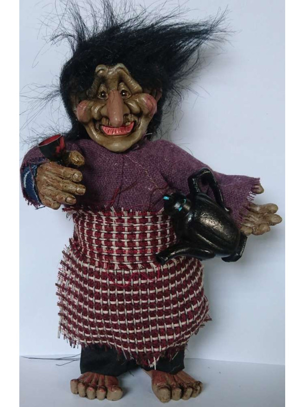 Troll de Trapo y Resina 25cm