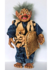Troll de Trapo y Resina 25cm