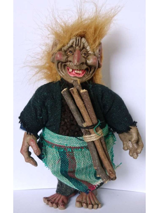 Troll de Trapo y Resina 25cm
