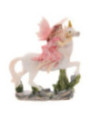 Hada Floral Rosa con Unicornio. 7 cm de alto x 6 de Ancho