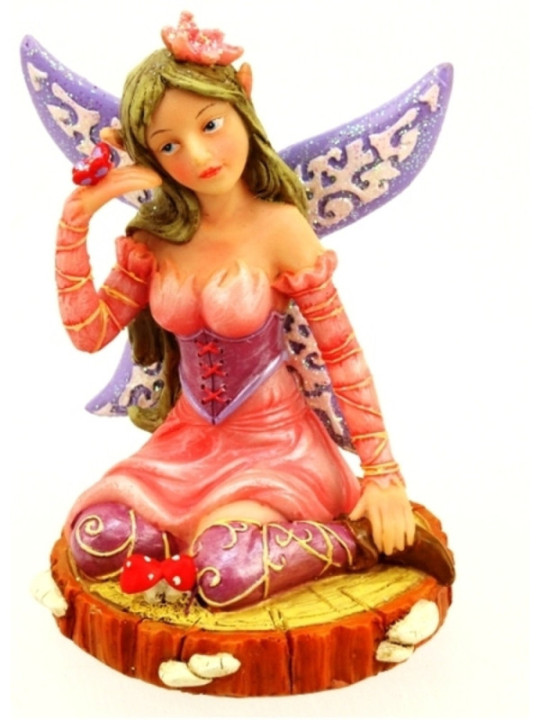 Hada Coqueta.  Altura 10 cm X 7,5 cm de Fondo