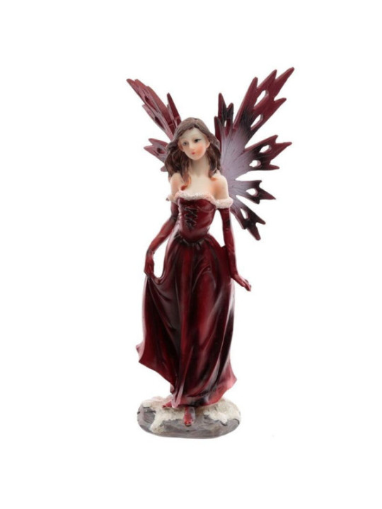 Hada de Hielo, vestido rojo, 23 cm altura