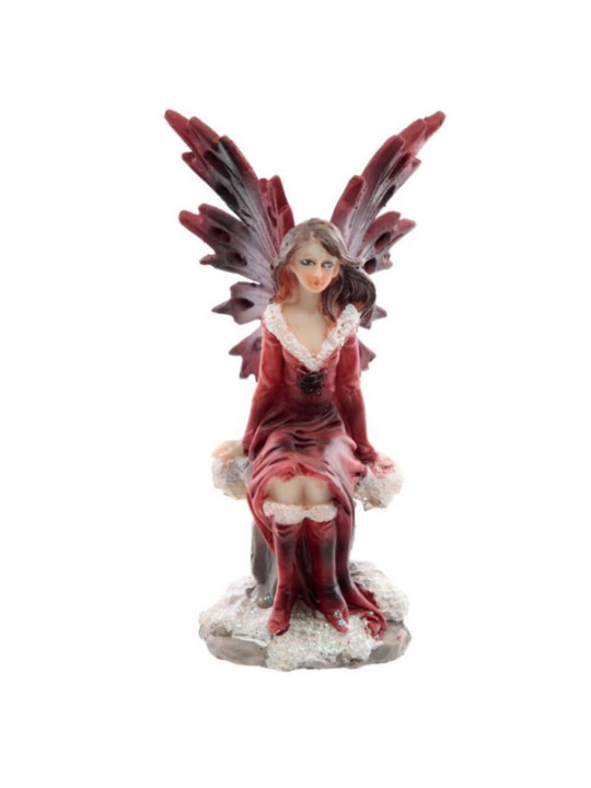 Hada Roja Sentada, 9 cm x5 cm