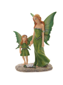 Hada Maternal Verde de Lisa Parker. Altura 22 cm X 15 cm de ancho.