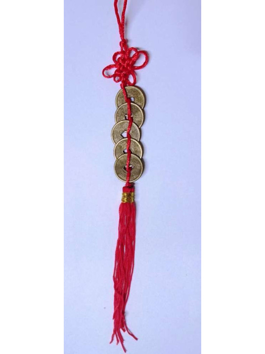 Colgador de Monedas Chinas para Coche 15cm