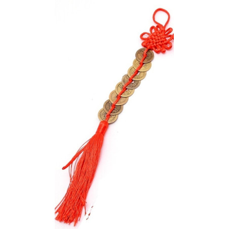 Colgador de Monedas Chinas para Coche 32cm