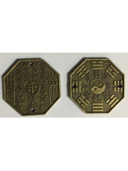 Moneda Chinas con Símbolo del Ying Yang