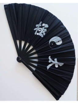 Abanico Negro Tai Chi 50cm