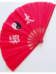 Abanico Rojo Tai Chi 50cm