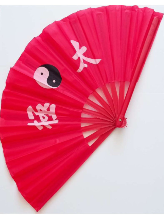 Abanico Rojo Tai Chi 50cm